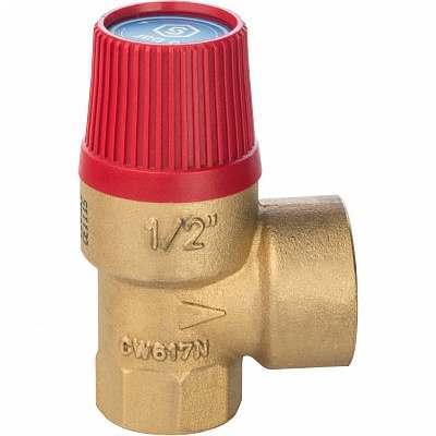Клапан предохранительный SVH 3 бар 1/2" (Stout)