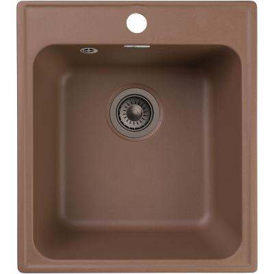 Мойка кухонная GranFest QUARZ GF-Z17 1-чаш. 420*480 (терракот)