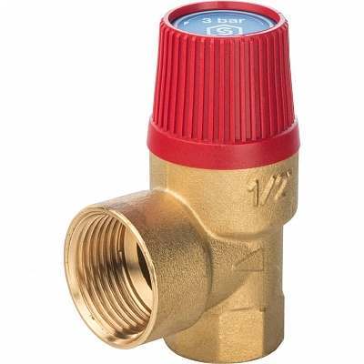Клапан предохранительный SVH 3 бар 1/2" (Stout)
