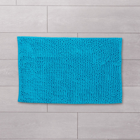 Коврик для ванной комнаты, 50*80 см,микрофибра (шенилл), Blue Heaven, IDDIS, 620M580i12