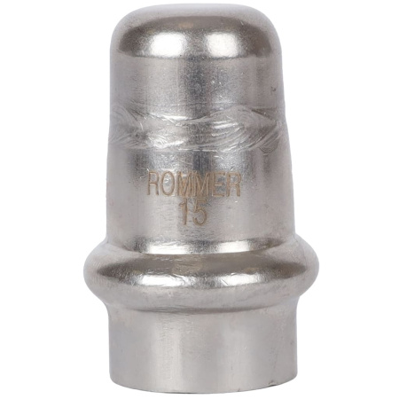 ROMMER RSS-0025-000015 ROMMER Заглушка, 15, из нержавеющей стали прессовой