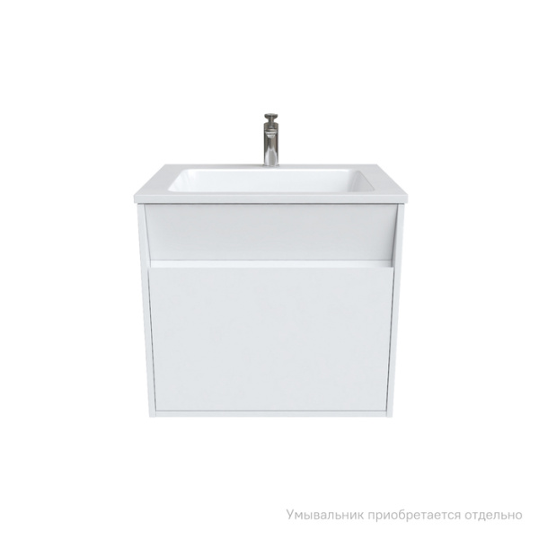 Тумба подвесная с ящиком, белая, 60 см, Esper, IDDIS, ESP60W0i95. Подходит ум. 4506000i28