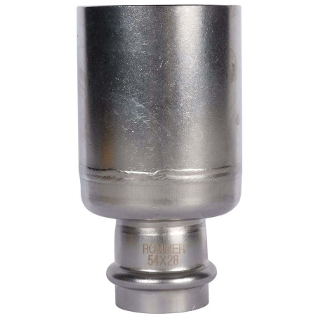 ROMMER RSS-0020-005428 ROMMER Муфта переходная-НПр, 54х28, из нержавеющей стали прессовой