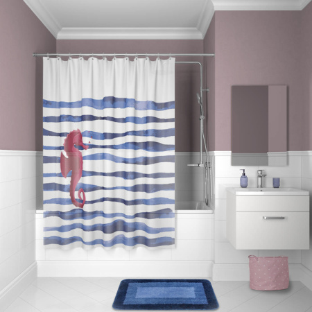 Штора для ванной комнаты, 180*180см, PEVA, P11PV11i11, IDDIS