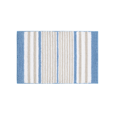 Коврик для ванной комнаты, 50x80, шенилл, голубой, IDDIS, BC05P58i12