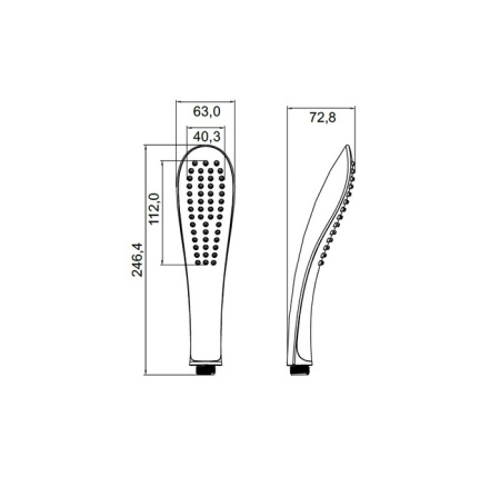 Лейка для душа, 021, IDDIS, 0211F00I18