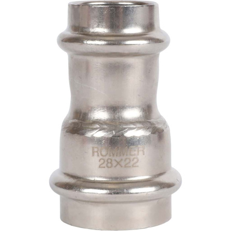ROMMER RSS-0018-002822 ROMMER Муфта переходная, 28х22, из нержавеющей стали прессовой