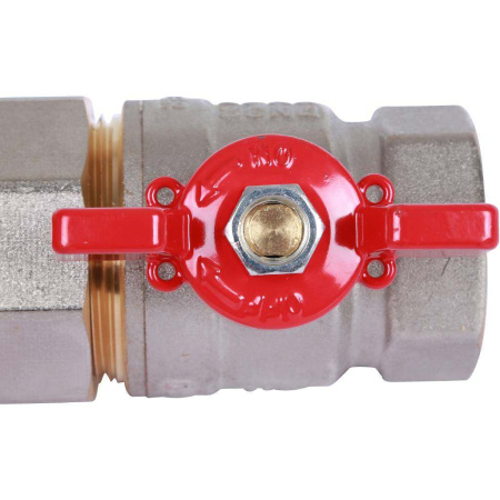 Шаровой кран с американкой 1 1/4" ВН/НР, ручка бабочка (Rommer)
