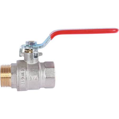 Шаровой кран 3/4" ВН/НР, ручка рычаг (Rommer)