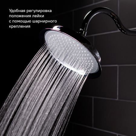 Душевой гарнитур с верхней лейкой, Retro, IDDIS, RETSB4Fi76