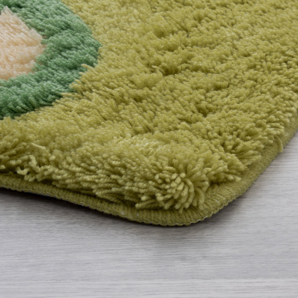 Коврик для ванной комнаты, 50*80 см, акрил, Curved Lines, green, IDDIS, 402A580I12