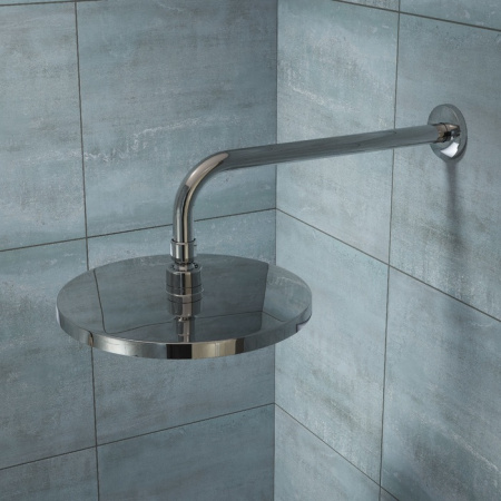 Душевая насадка верхняя круглая, хром, Optima Home, IDDIS, OPH25CPi64