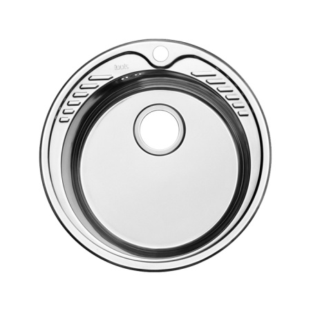 Мойка с выпуском арт. 011UPSOi84, нержавеющая сталь, шелк, D510, Suno S, IDDIS, SUN51S0i77K