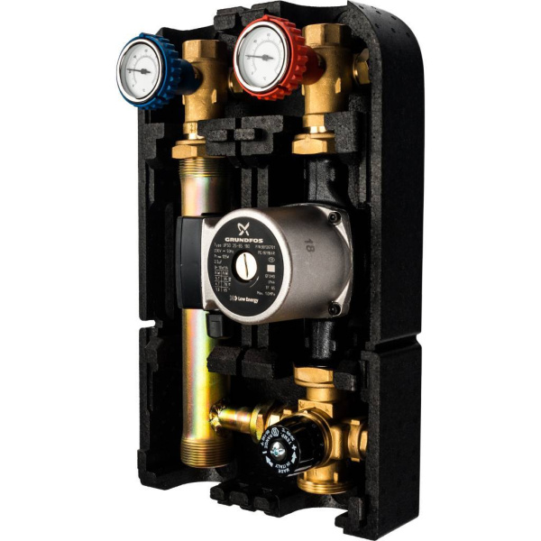 STOUT SDG-0002 Насосная группа со смесителем 1"с насосом Grundfos UPSO 25-65