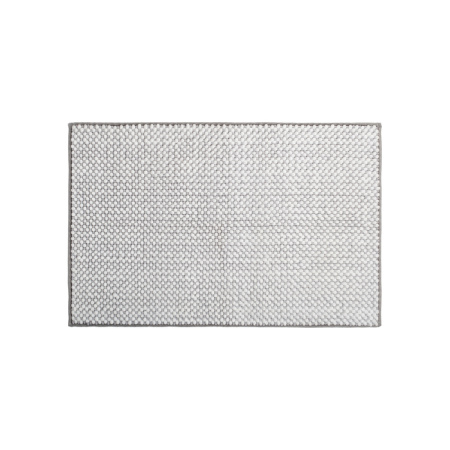 Коврик для ванной комнаты, 50x80 см, шенилл, серый, IDDIS, BC01P58i12
