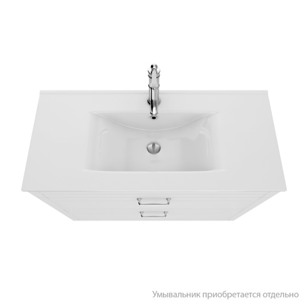 Тумба напольная, 100 см, белая, Oxford, IDDIS, OXF10W1i95