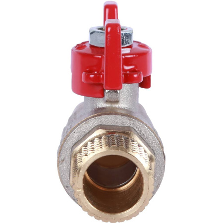 Шаровой кран 1/2" НР/НР, ручка бабочка (Rommer)