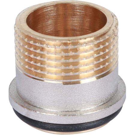 Шаровой кран угловой с американкой 3/4" ВН/НР, ручка бабочка (Rommer)