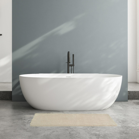 Коврик для ванной комнаты, 70x120, микрофибра, бежевый, IDDIS, BSQL01Mi12