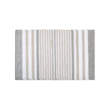 Коврик для ванной комнаты, 50x80, шенилл, серый, IDDIS, BC06P58i12