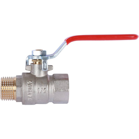 Шаровой кран 1/2" ВН/НР, ручка рычаг (Rommer)