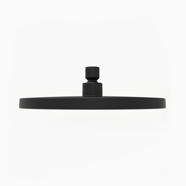 Душевая насадка верхняя круглая, черная матовая, Optima Home, IDDIS, OPH25BPi64