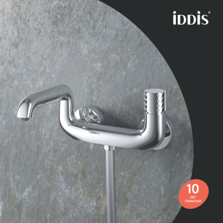 Смеситель для ванны с управлением Push Control, Twist, IDDIS, TWISBBTi02WA