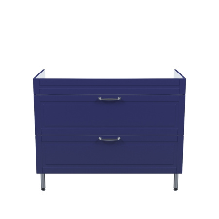Тумба напольная, 100 см, синий, Oxford, IDDIS, OXF10N1i95 подходит умыв. 0131000i28