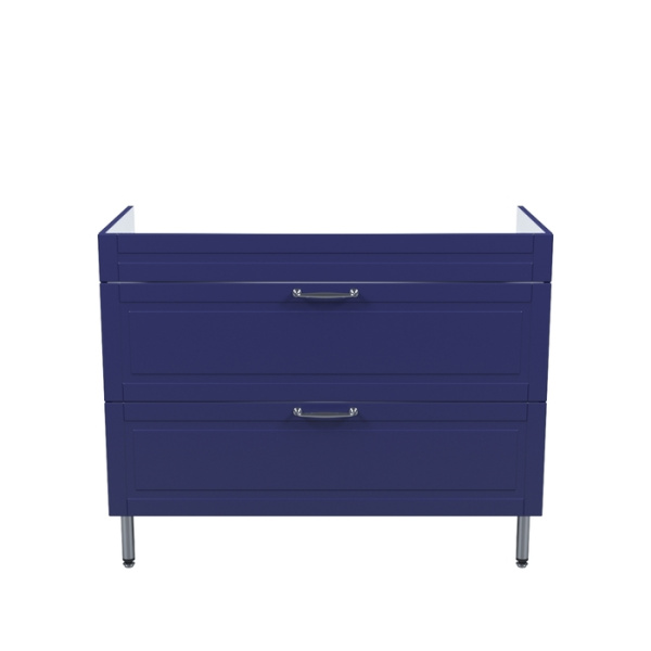 Тумба напольная, 100 см, синий, Oxford, IDDIS, OXF10N1i95 подходит умыв. 0131000i28