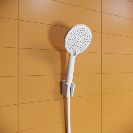 Лейка для душа, белая матовая, Optima Home, IDDIS, OPH3F0Wi18