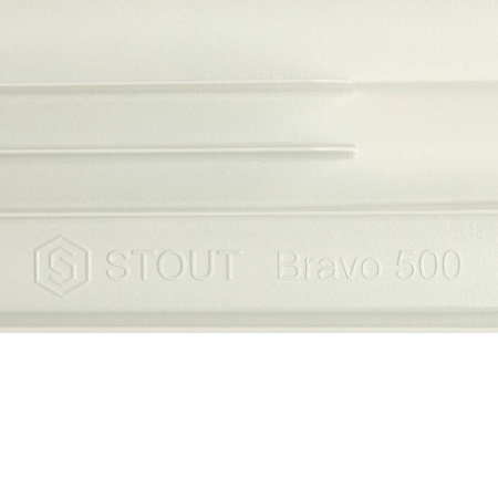 Радиатор алюминиевый Stout Bravo 500 10 секций