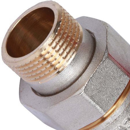 Шаровой кран с американкой 3/4" ВН/НР, ручка бабочка (Rommer)