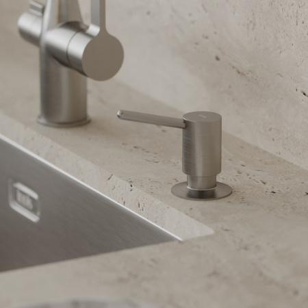 Дозатор, латунь, сатин, Kitchen Line, IDDIS, SDIBN00i59