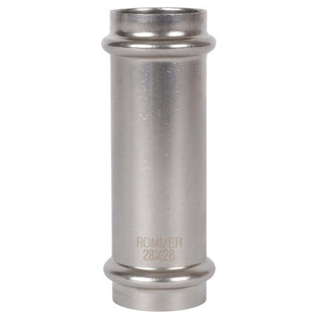 ROMMER RSS-0019-000028 ROMMER Муфта надвижная, 28, из нержавеющей стали прессовой