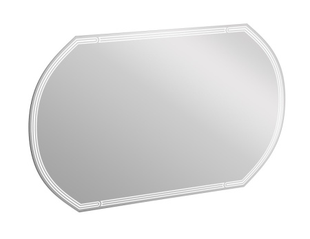 Зеркало LED 090 design 100x60 с подсветкой с антизапотеванием овальное