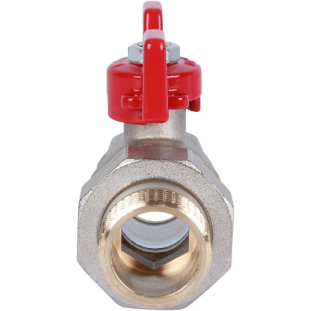 Шаровой кран с американкой 3/4" ВН/НР, ручка бабочка (Rommer)