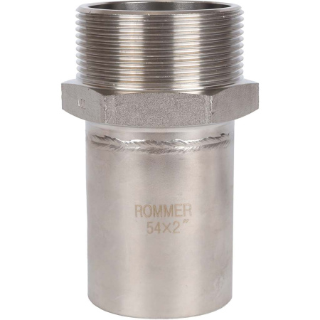 ROMMER RSS-0024-000542 ROMMER Вставка переходная НПр-НР, 54х2, из нержавеющей стали прессовой