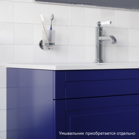 Тумба напольная, 100 см, синий, Oxford, IDDIS, OXF10N1i95 подходит умыв. 0131000i28