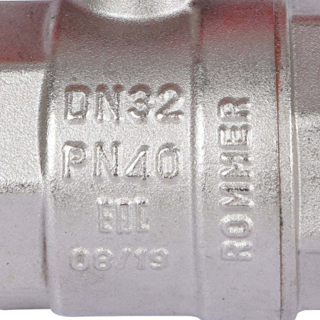RBV-0007-0410232 ROMMER Шаровой кран 1 1/4" НР/НР, ручка бабочка