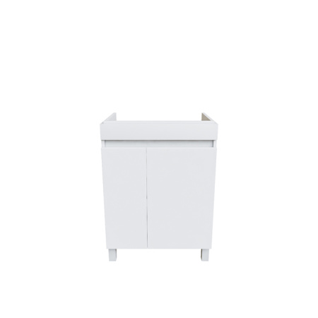 Тумба напольная с дверцами, белая, 60 см, Zodiac, IDDIS, ZOD6CDFi95 подходит ум. 3506000i28