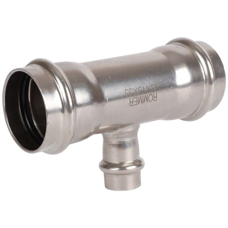 ROMMER RSS-0014-351535 ROMMER Тройник переходной, 35х15х35, из нержавеющей стали прессовой