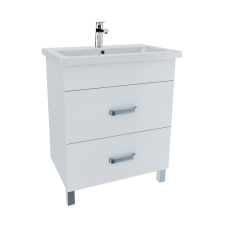 Тумба с умывальником, напольная, 70 см, белая, New Custo, IDDIS, NCU70W0i95K