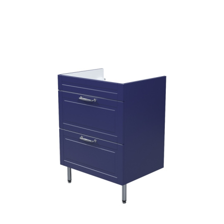 Тумба напольная, 60 см, синий, Oxford, IDDIS,OXF60N0i95 подходит умыв. 0136000i28