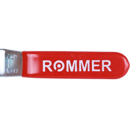 Шаровой кран 1/2" ВН/НР, ручка рычаг (Rommer)