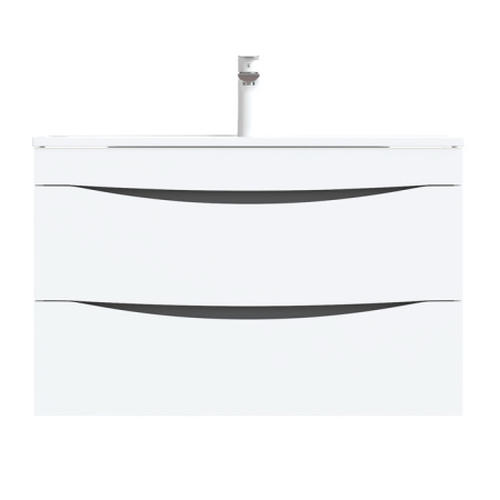 Тумба с умывальником, подвесная, 80 см, белая, Cloud, IDDIS, CLO80W0i95K